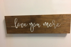 love you more refrigerator magnet